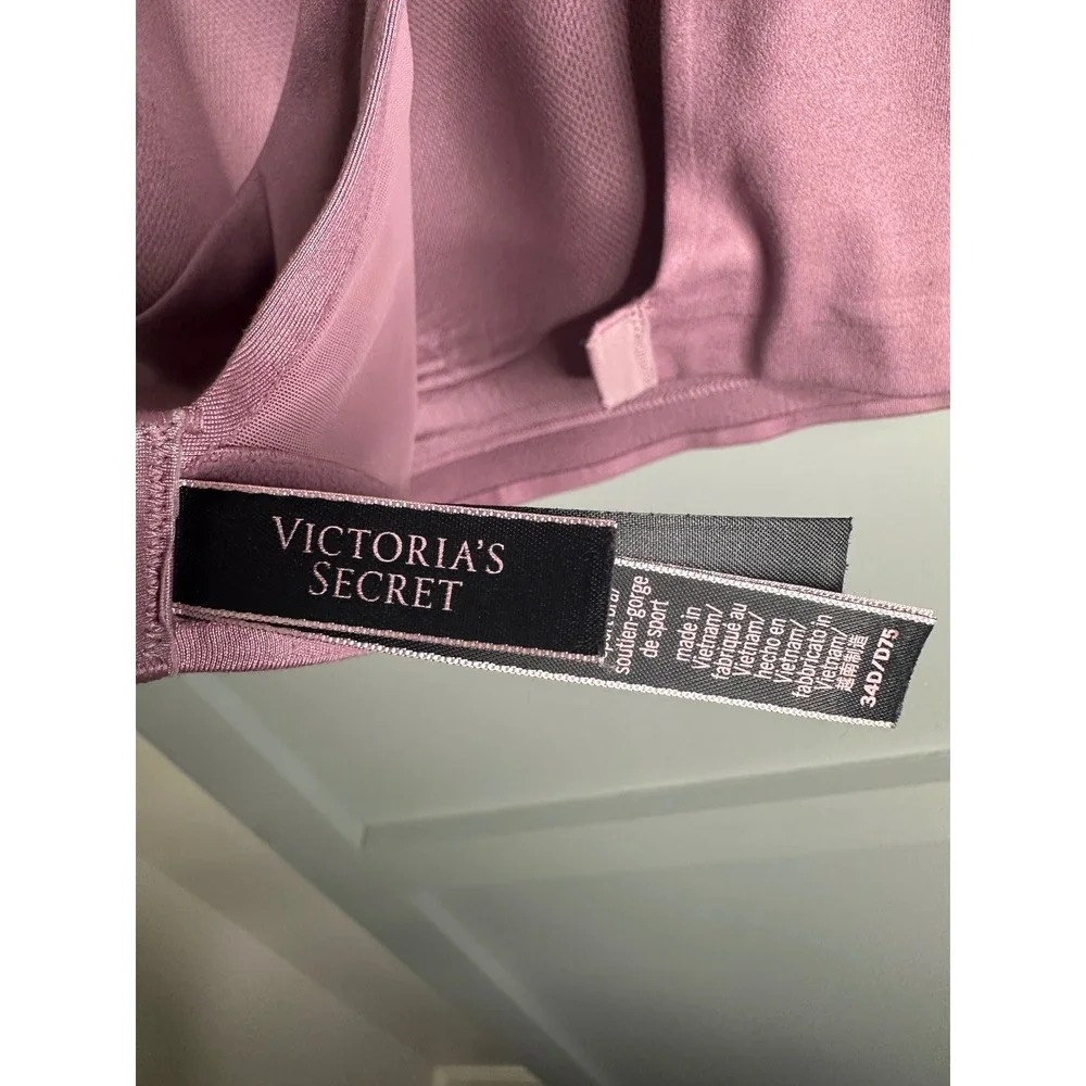 Victoria's Secret Pink Sports Bra Racerback Support 34D/D75‎